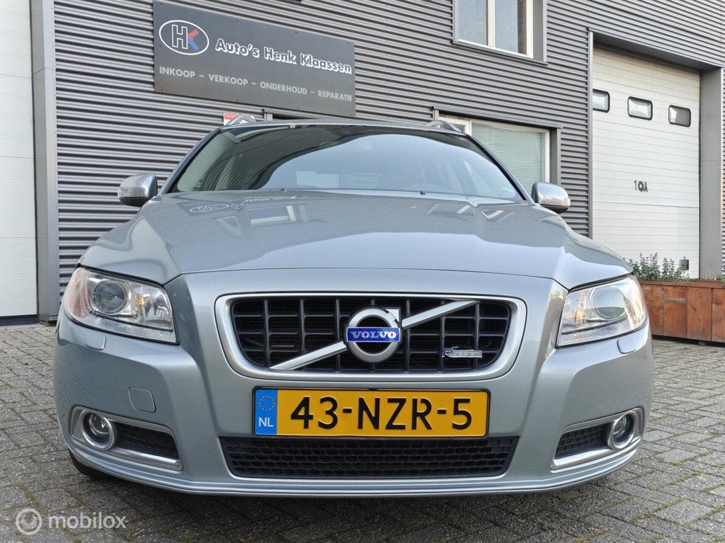 Volvo V70 2.0T 203pk AUTOMAAT-6 R-Design Clima PDC Trekhaak, Auto's, Volvo, Euro 5, 1800 kg, 4 cilinders, 203 pk
