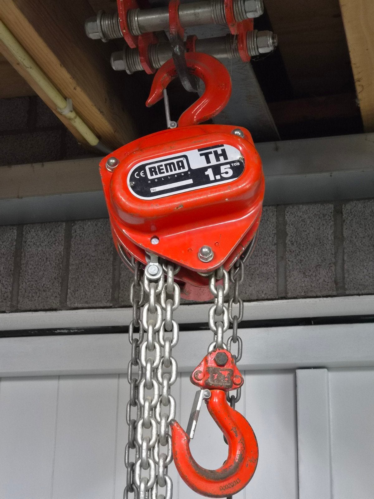 te koop ketting takel, Ophalen, Gebruikt