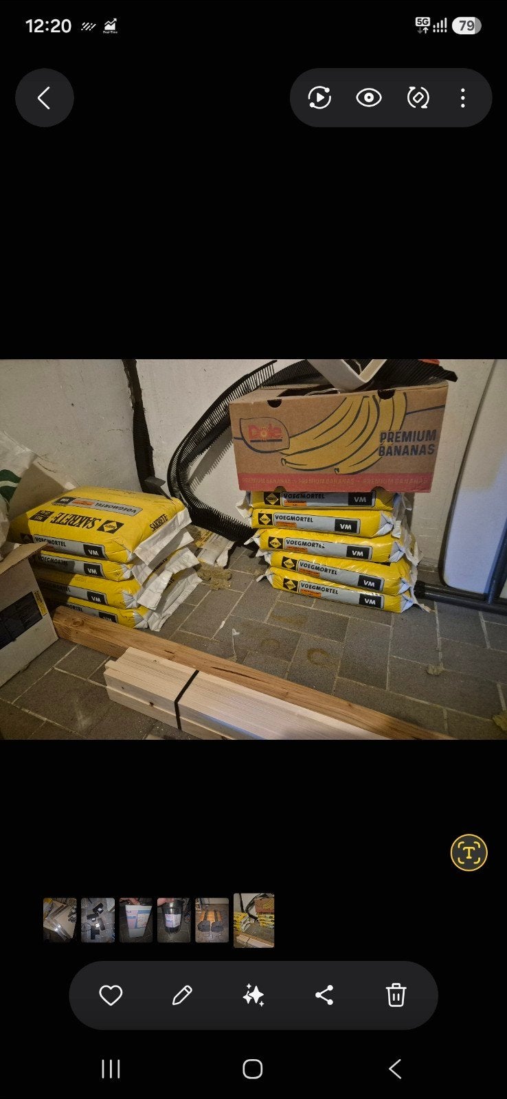 Voegmortel en Sakrete cement - Nieuw, Ophalen, Nieuw