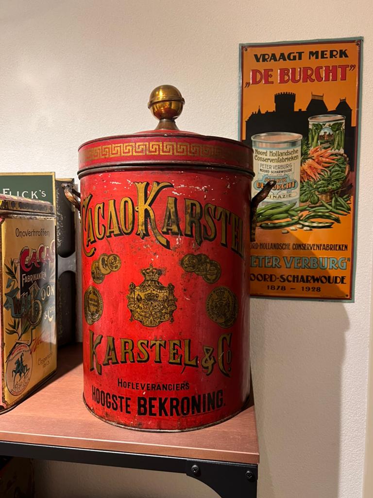 Cacao Karstel Rotterdam ton (grootste formaat), Verzamelen, Ophalen of Verzenden, Zo goed als nieuw, Overige