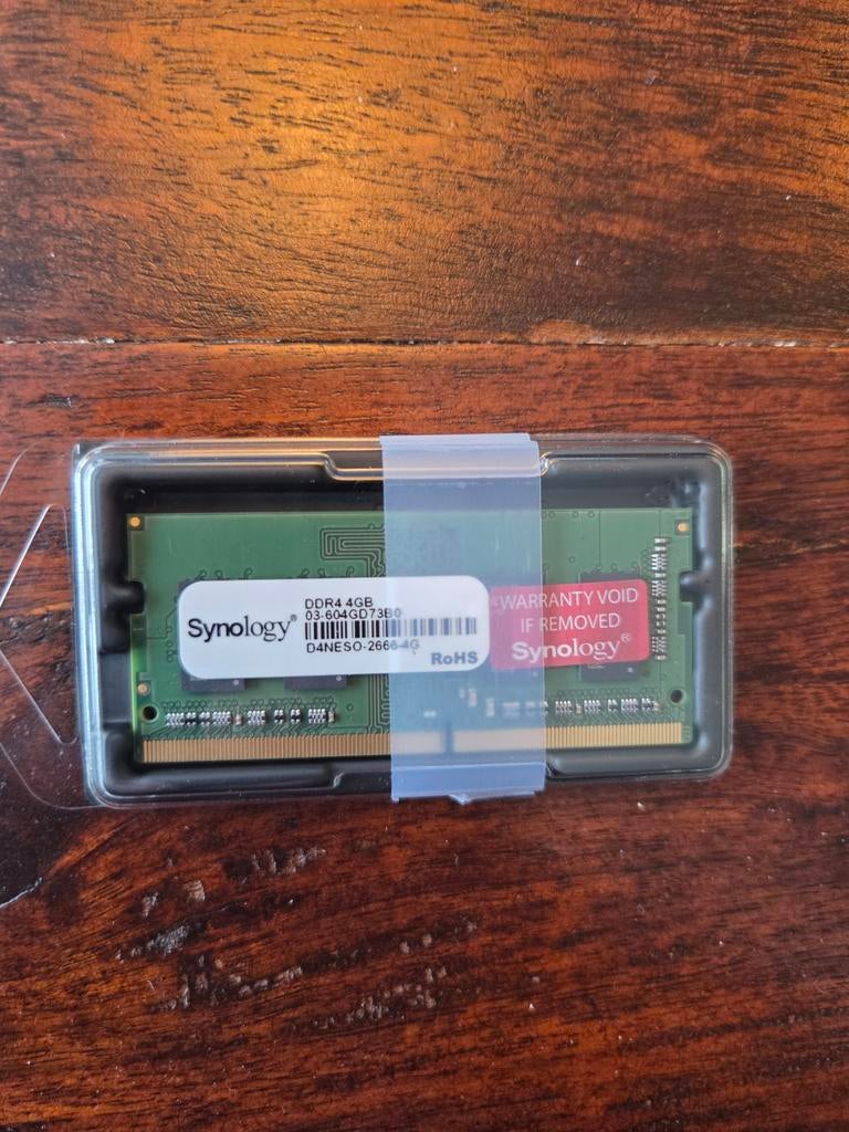 Origineel Synology DDR4 4gb SODIMM geheugen met garantie, Ophalen of Verzenden, Zo goed als nieuw, DDR4, Desktop