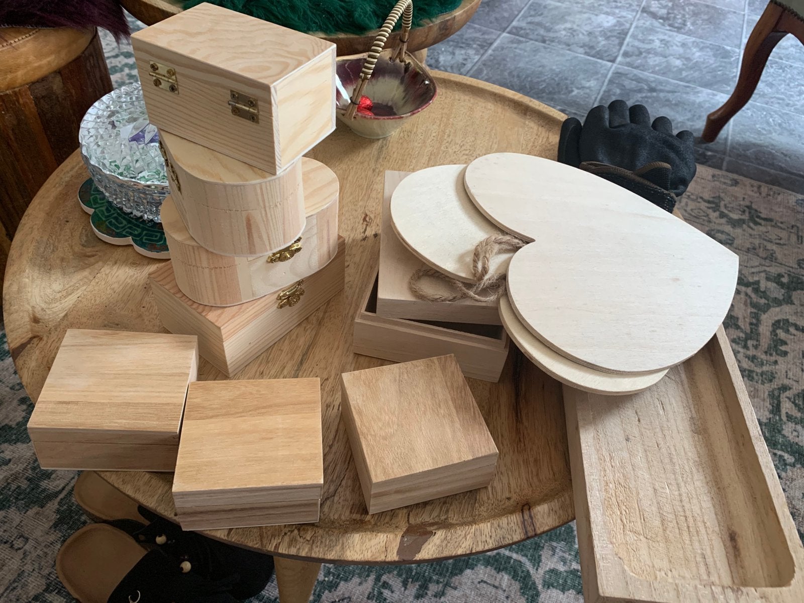 Houten artikelen, Ophalen