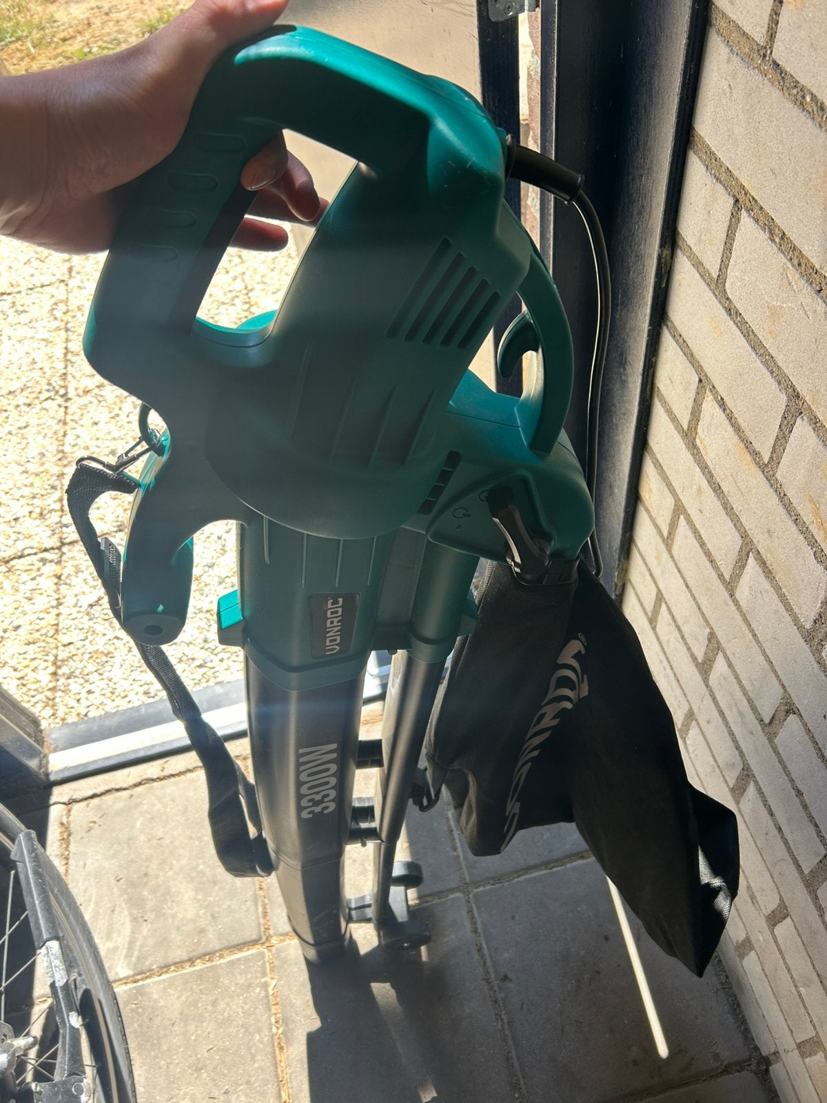 VONROC 3300W bladblazer bladzuiger en versnipperaar, Ophalen, Zo goed als nieuw, Benzine