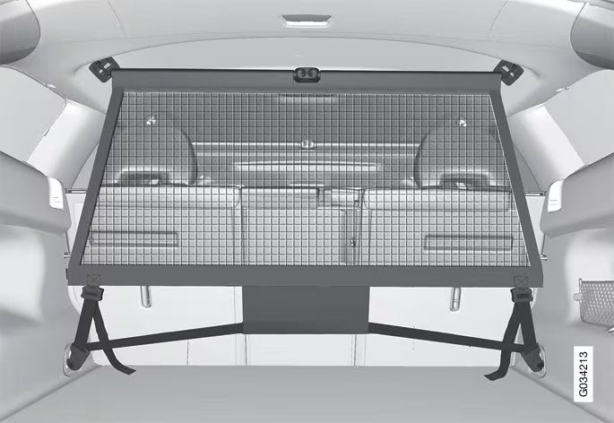 Bagagenet nylon Volvo xc60 2014, Auto diversen, Ophalen of Verzenden, Zo goed als nieuw
