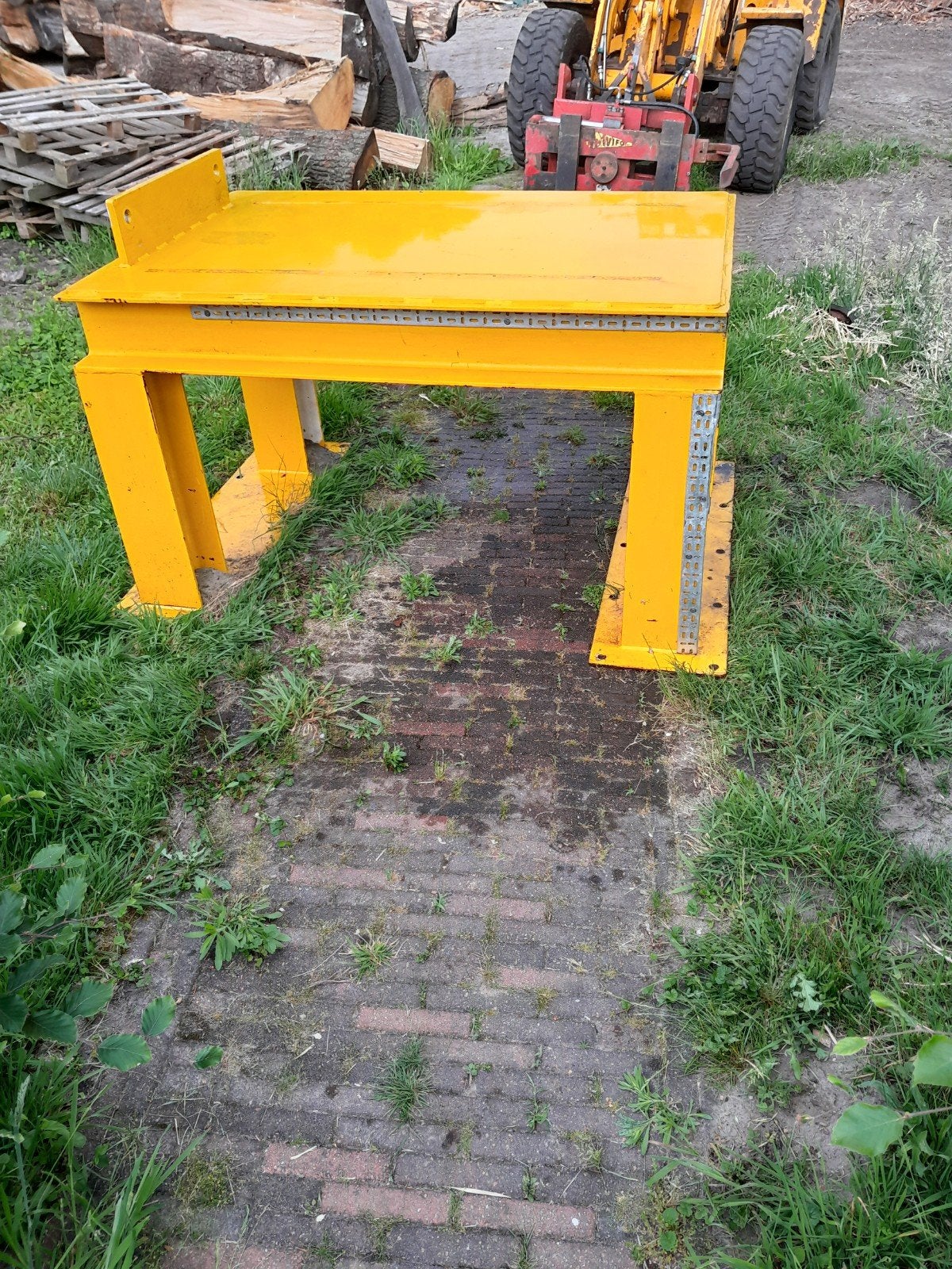 Robuuste werkbank, lastafel, zware kwaliteit, Doe-het-zelf en Verbouw, Werkbanken, Ophalen, Gebruikt, 70 tot 120 cm