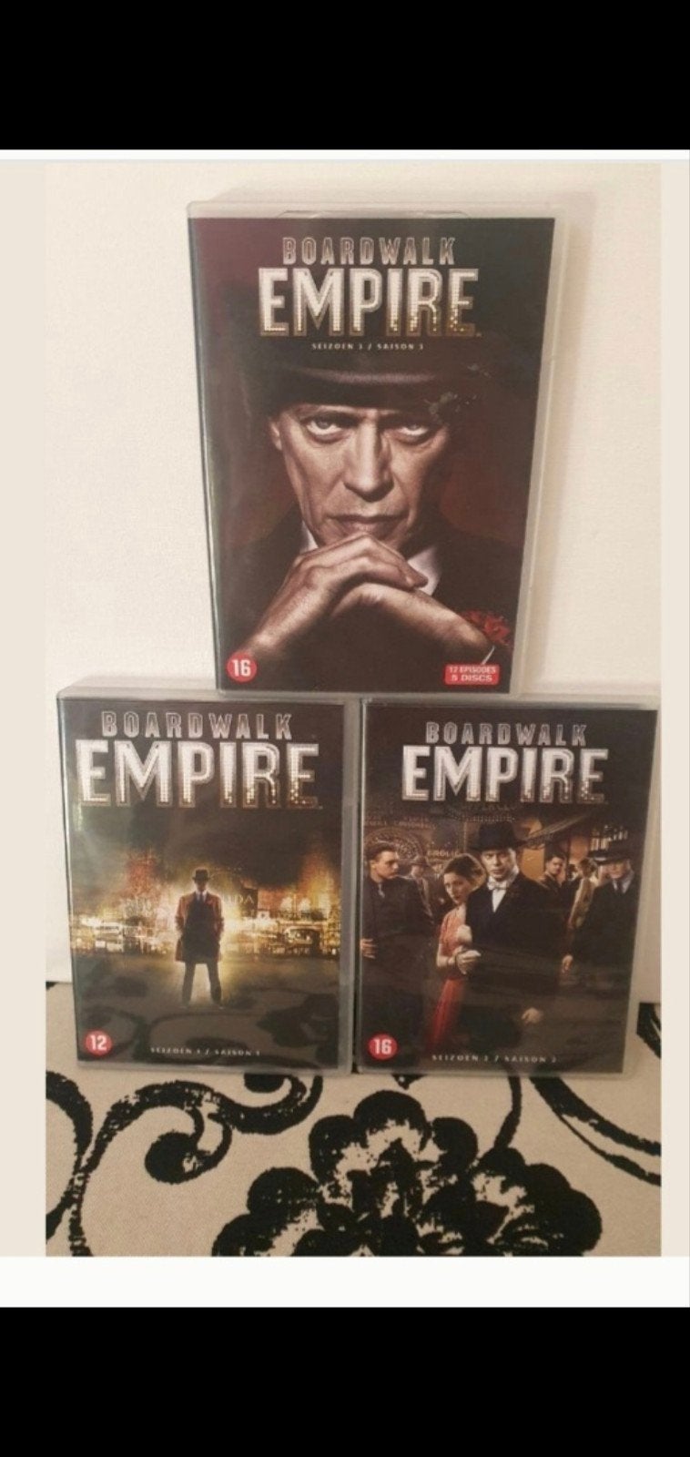 Boardwalk Empire Seizoen 1, 2 en 3 DVD Boxset, setprijs, Gebruikt, Vanaf 16 jaar, Misdaad, Seizoen 1