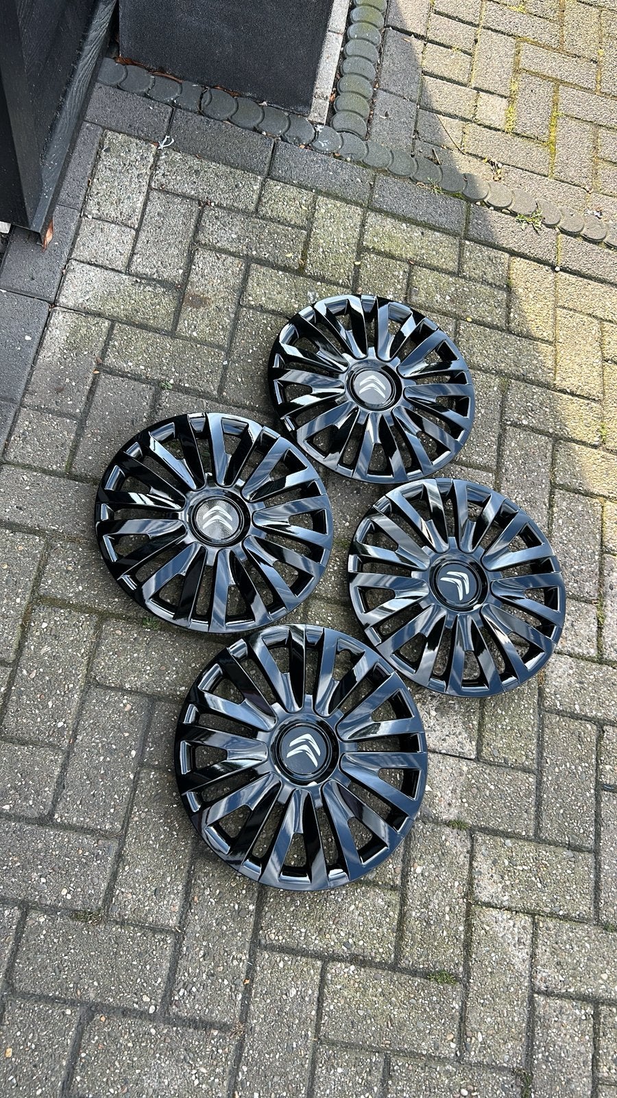 Set Zwarte Citroën Wieldoppen 14 inch 4 stuks, Ophalen of Verzenden, Nieuw