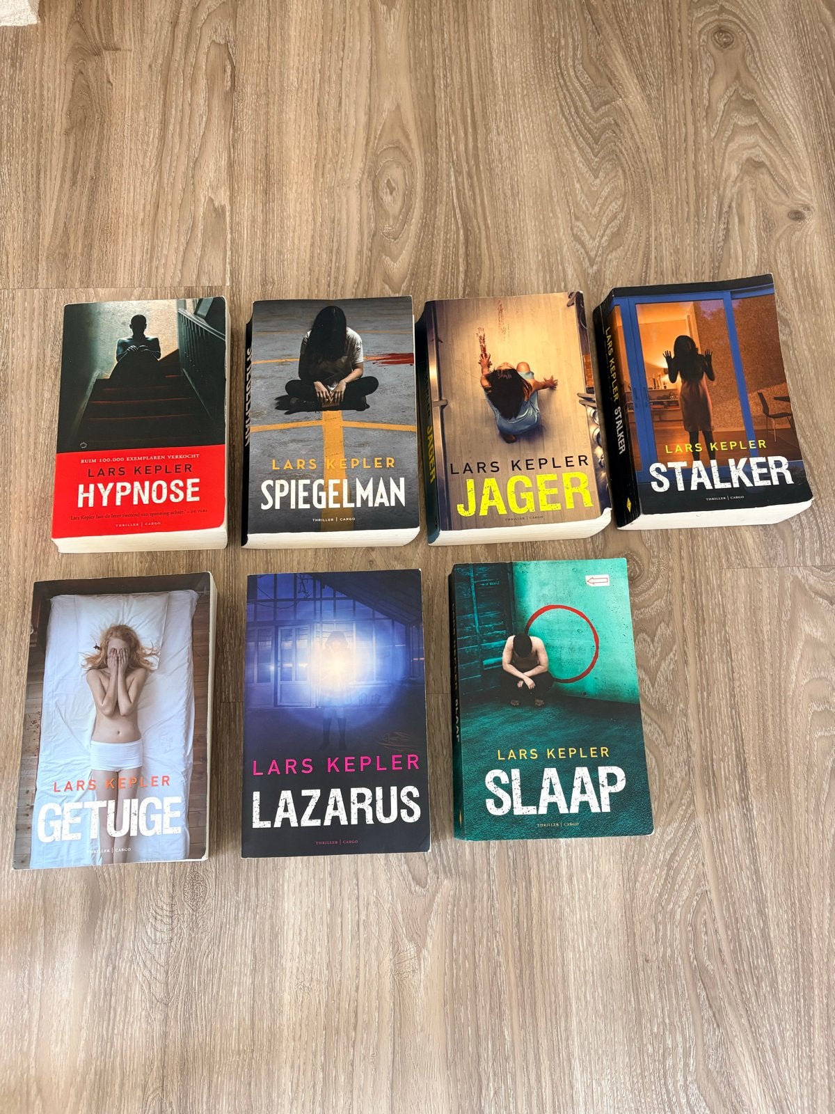 Lars Kepler boeken set - Hypnose, Spiegelman, Jager, Stalker, Ophalen of Verzenden, Zo goed als nieuw