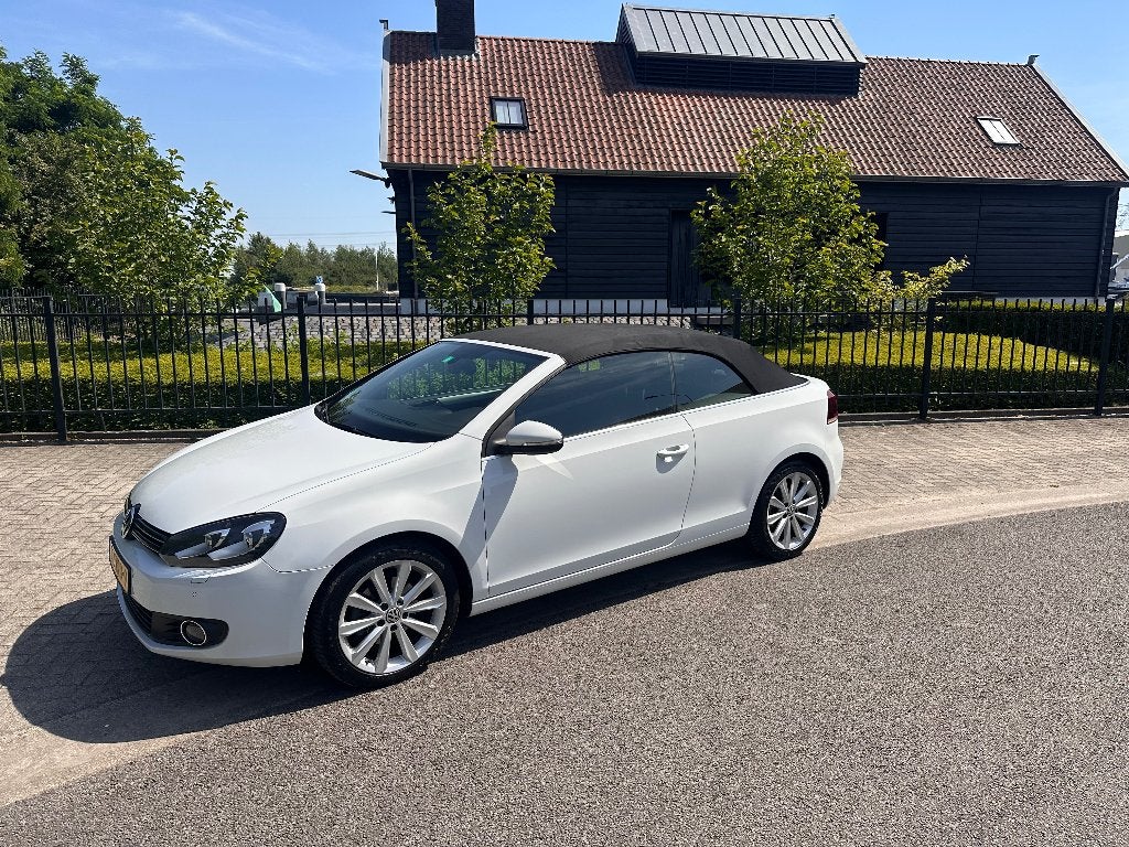 Volkswagen Golf 1.4 TSI 90KW Dsg7 Cabrio 2012 Wit, 730 kg, Zwart, 4 cilinders, Cabriolet