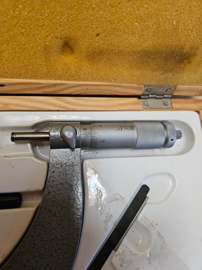 Micrometer  150mm, Gebruikt, Niet beschikbaar, Niet gespecificeerd, voormalig DDR, Ophalen of Verzenden