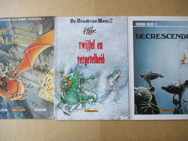 w0547 collectie delta softcover 16x, Meerdere stripboeken, Ophalen, Gelezen