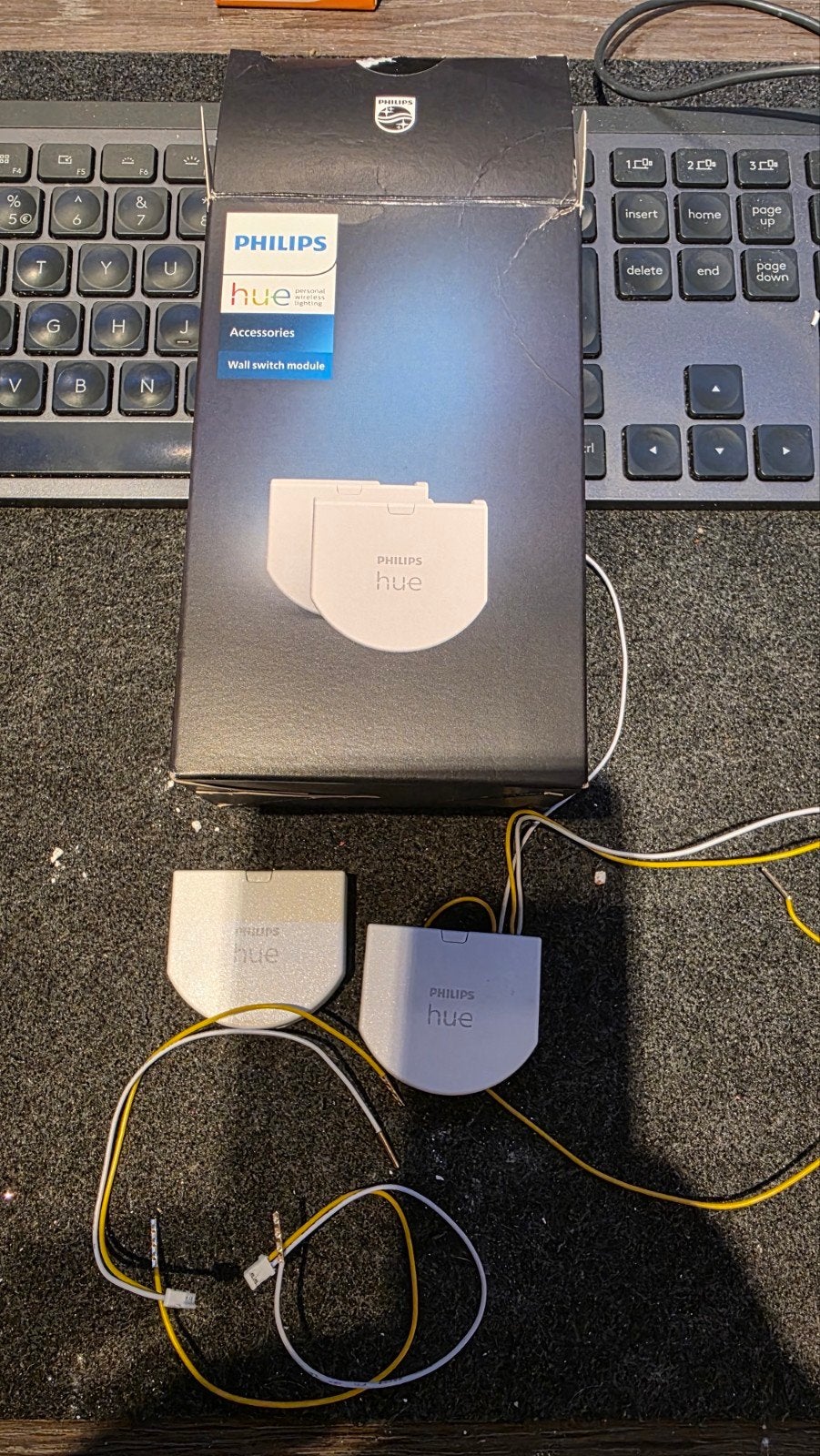 Philips Hue Wall Switch Module - Zo goed als nieuw, Werkt op batterijen, Ophalen, Zo goed als nieuw, Philips Hue