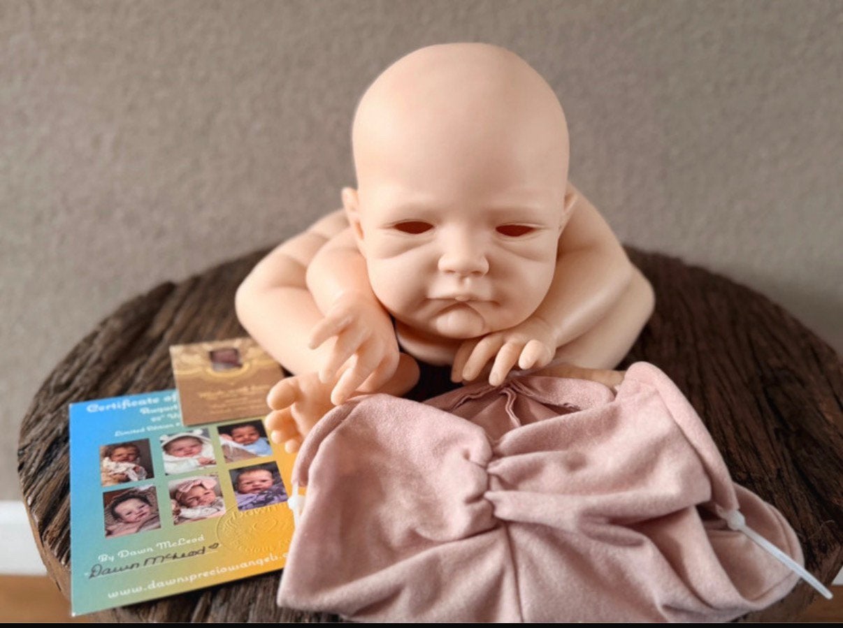 Reborn kit august awake dawn mcleod, Verzamelen, Ophalen of Verzenden, Zo goed als nieuw, Pop