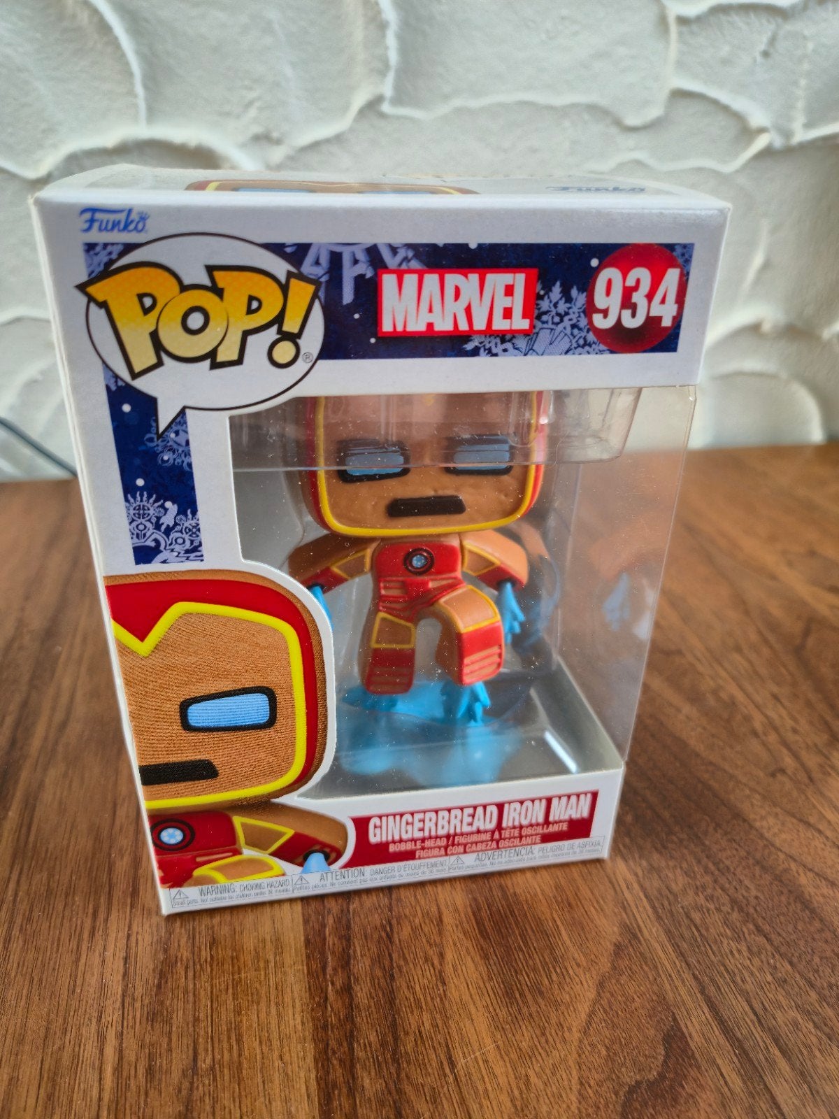 Funko Pop Gingerbread Iron Man 934, Ophalen of Verzenden, Zo goed als nieuw