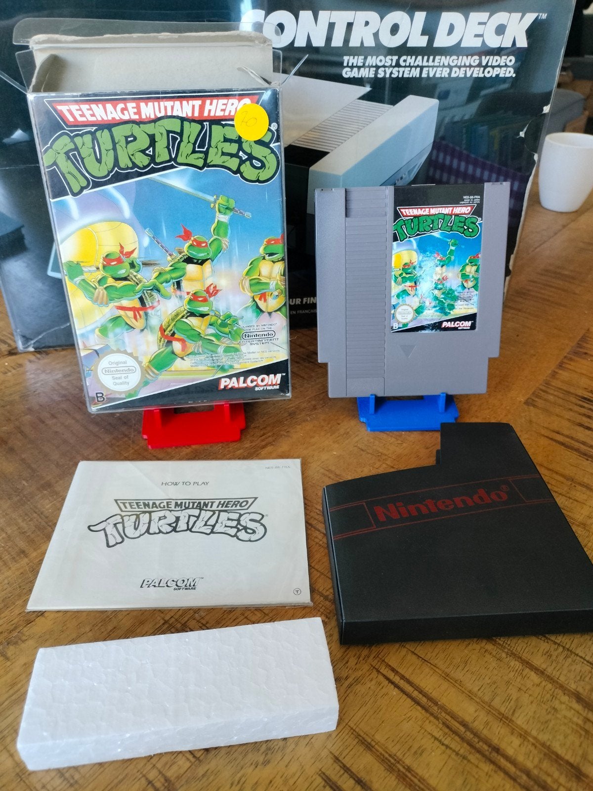 Teenage Mutant Hero Turtles NES (Compleet in doos), Avontuur en Actie, 1 speler, Ophalen of Verzenden, Zo goed als nieuw