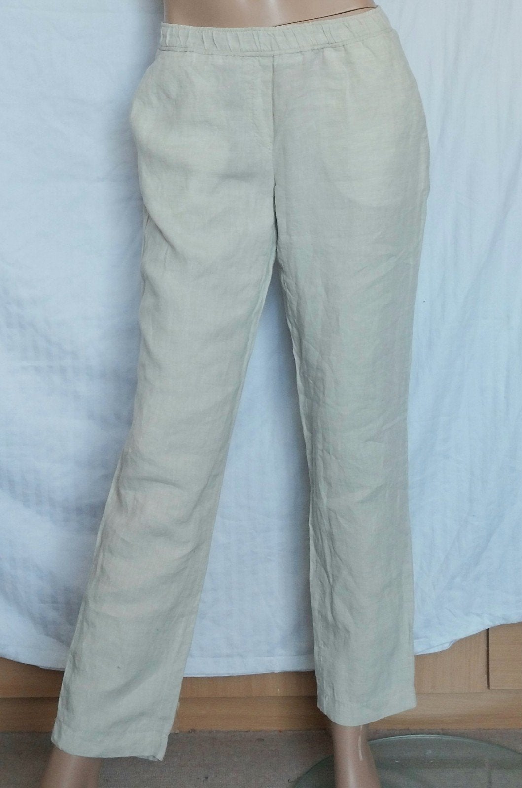 BRAX LINNEN Broek,  Maat 38, Maat 38/40 (M), Overige kleuren, Ophalen of Verzenden, Zo goed als nieuw