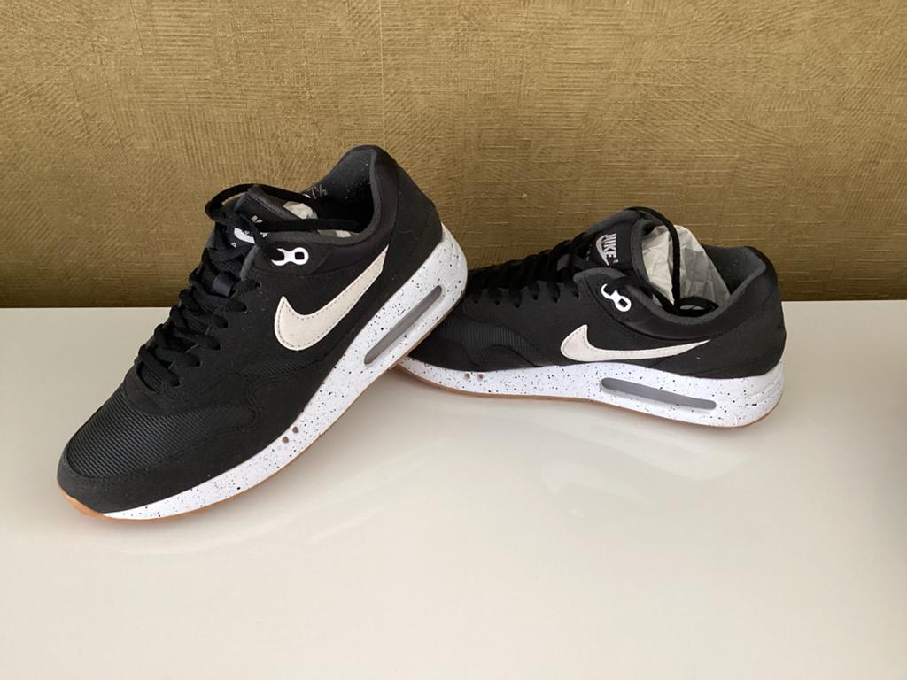 Nike Air Max 1 ‘86 OG  Golf zwart maat 40,5, Ophalen of Verzenden, Zo goed als nieuw, Sportschoenen, Zwart