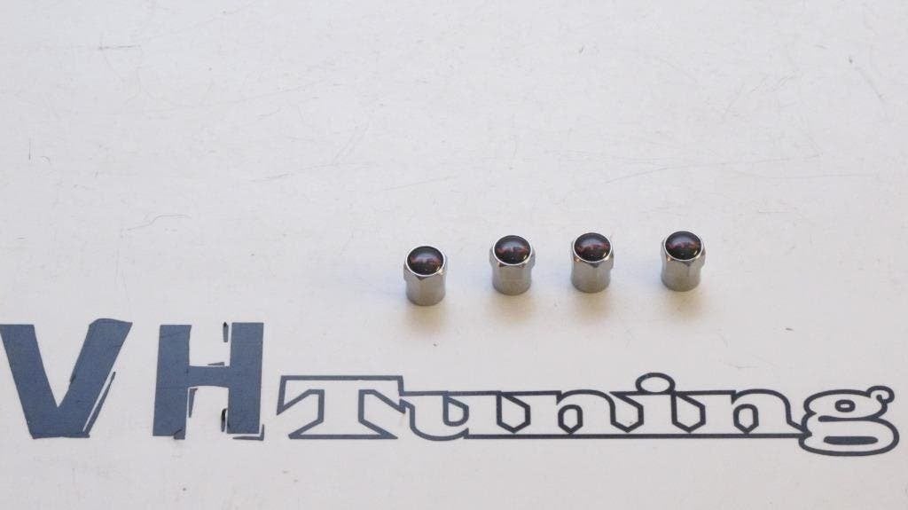 Citroen VTS ventieldoppen chroom set van 4 stuks, Ophalen of Verzenden
