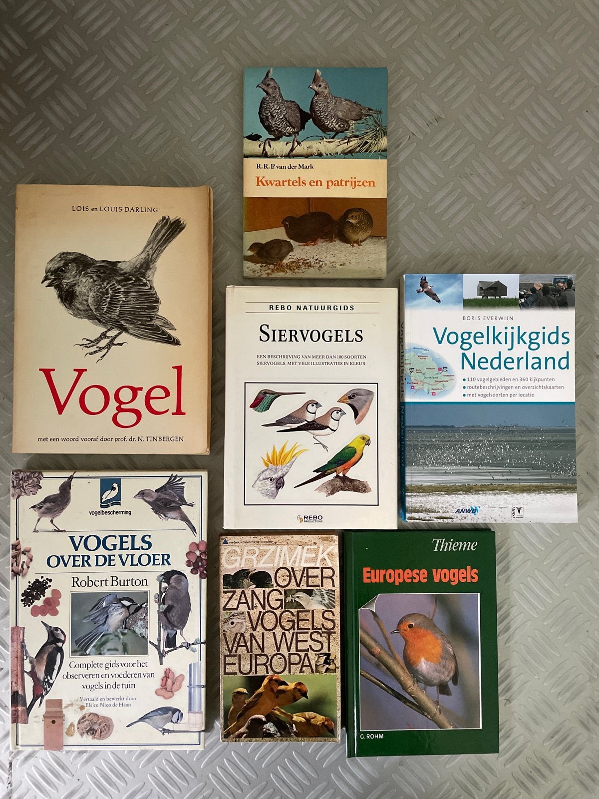 Diverse vogelboeken: van siervogels tot vogelkijkgidsen, Ophalen of Verzenden, Gelezen, Vogels