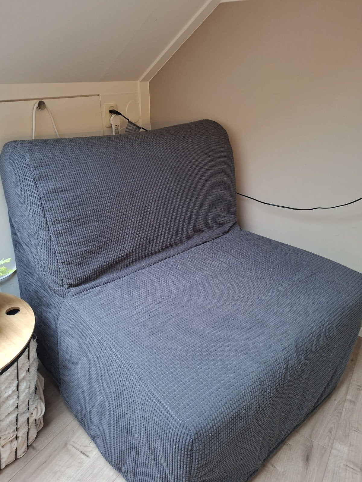IKEA Lycksele LÖVÅS slaapfauteuil  .!! AFHALEN IN ALKMAAR!!!, Ophalen, Gebruikt, Eenpersoons, 80 cm
