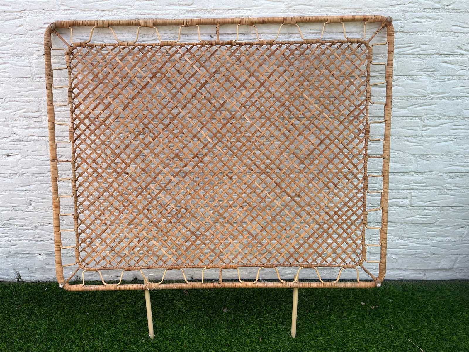 IKEA Hoofdbord Rotan Webbing, Ophalen, Overige materialen, Gebruikt, Beige