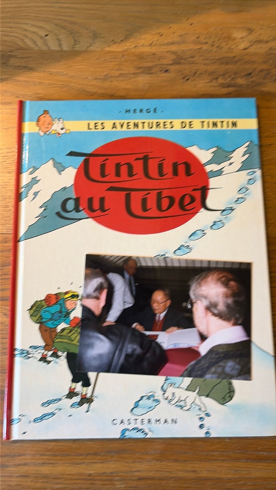 Kuifje in Tibet - Originele uitgave met losse handtekening, Eén stripboek, Ophalen of Verzenden, Zo goed als nieuw