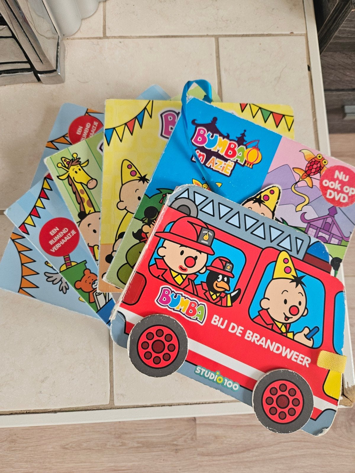 Bumba Boekjes set 7st en knuffel, Ophalen of Verzenden, Zo goed als nieuw
