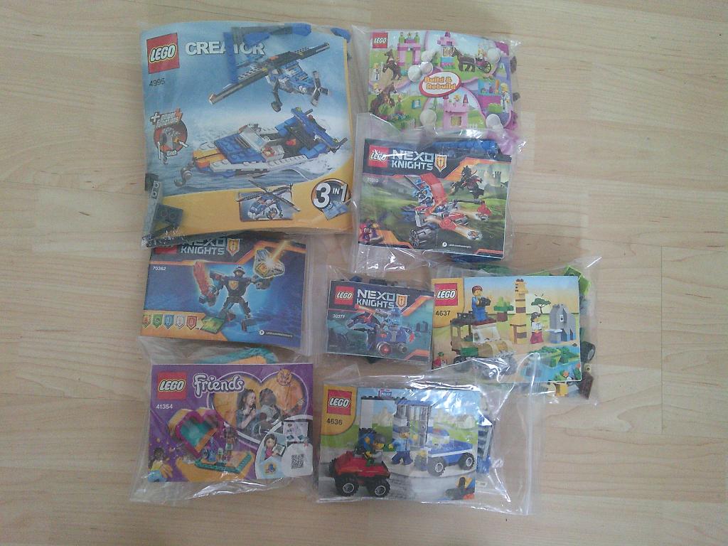 Creator, Friends, Junior, Nexo Knights. Zie omschrijving, Overige thema's, Lego, Ophalen of Verzenden, Complete set