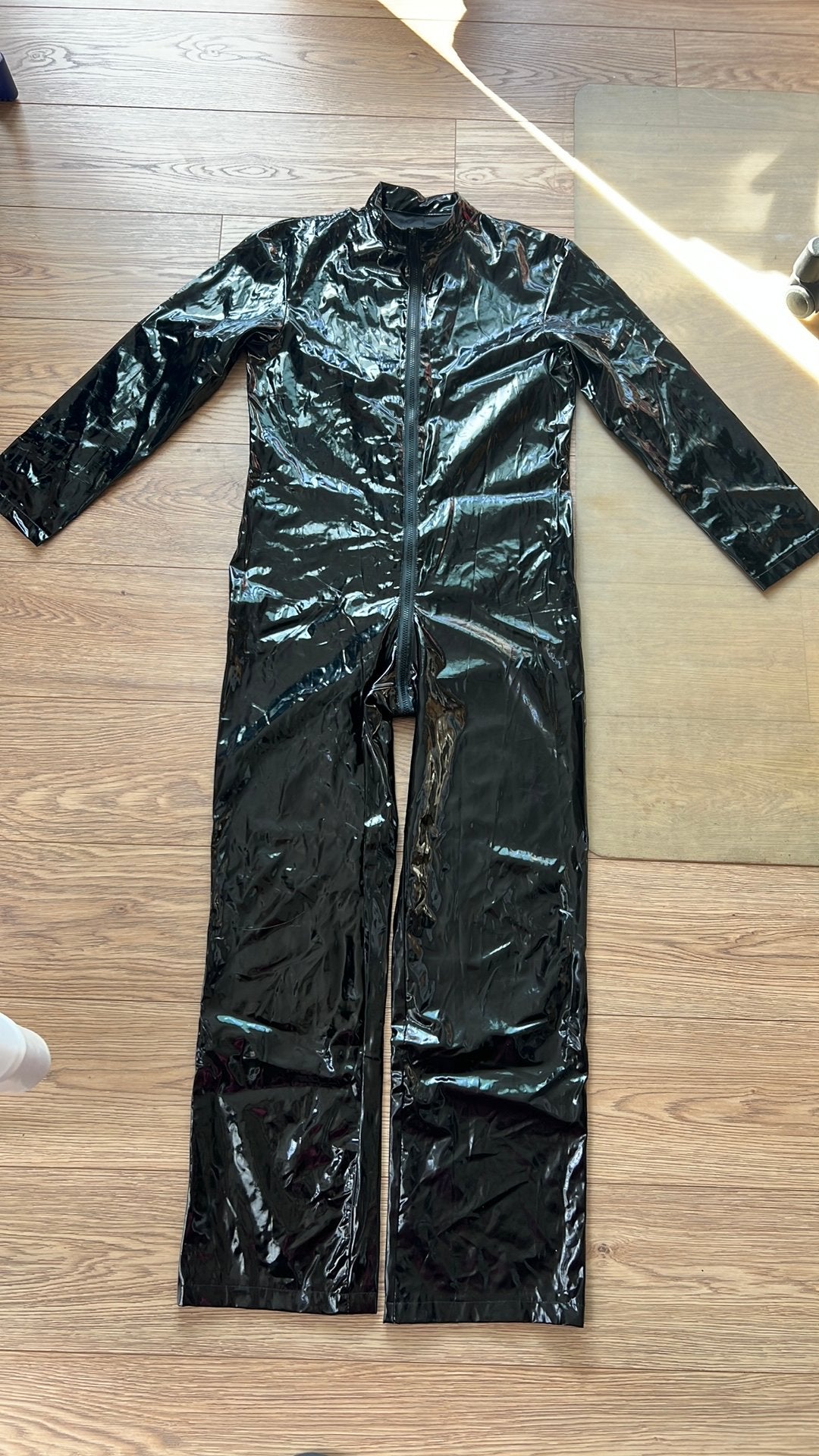LAK JUMPSUIT/CATSUIT MAAT L, Ophalen of Verzenden, Zo goed als nieuw, Maat 38/40 (M), Zwart