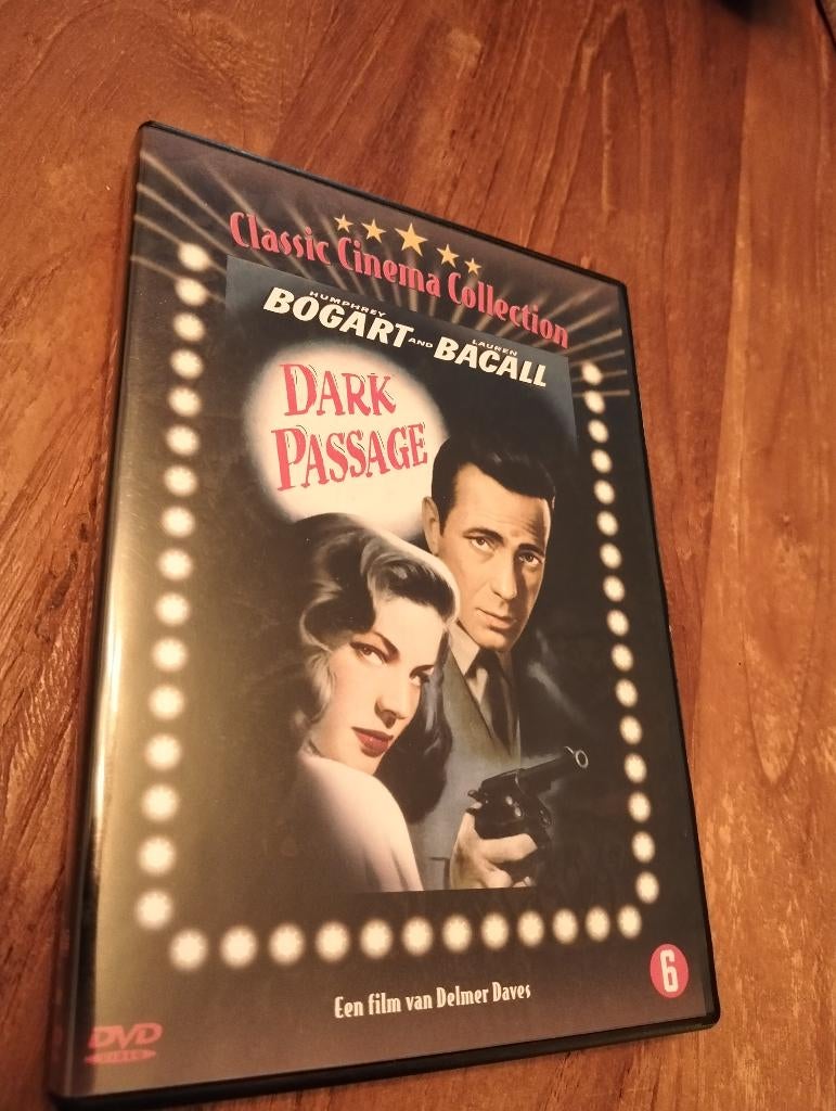 Dvd Dark Passage 1947 NLO Humphrey Bogart, Drama, Ophalen of Verzenden, Zo goed als nieuw, 1940 tot 1960