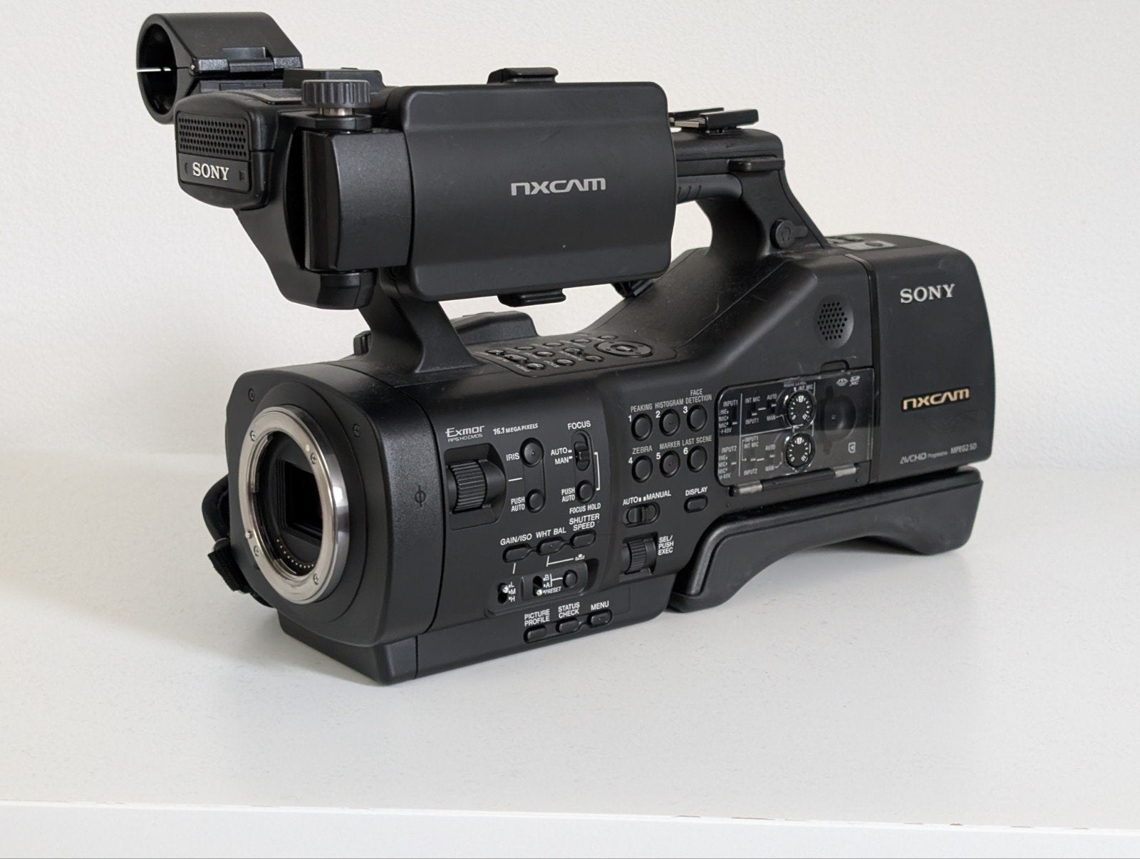 Sony NEX EA50 professionele HD Camcorder videocamera cinema, Ophalen, Externe microfoon, Overige soorten, Minder dan 8x