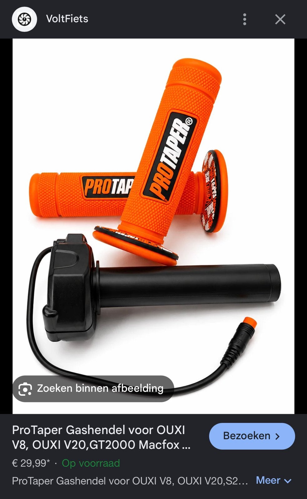 ProTaper Gashendel, Ophalen of Verzenden, Nieuw, Fatbike