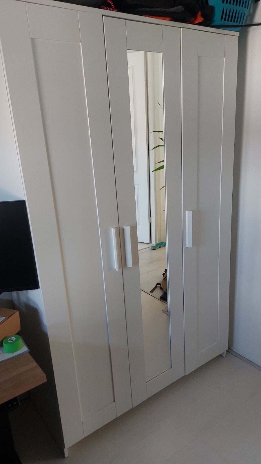 Brimnes Ikea kleding kast, Huis en Inrichting, Kasten | Kledingkasten, Ophalen, Zo goed als nieuw, 50 tot 75 cm, 150 tot 200 cm