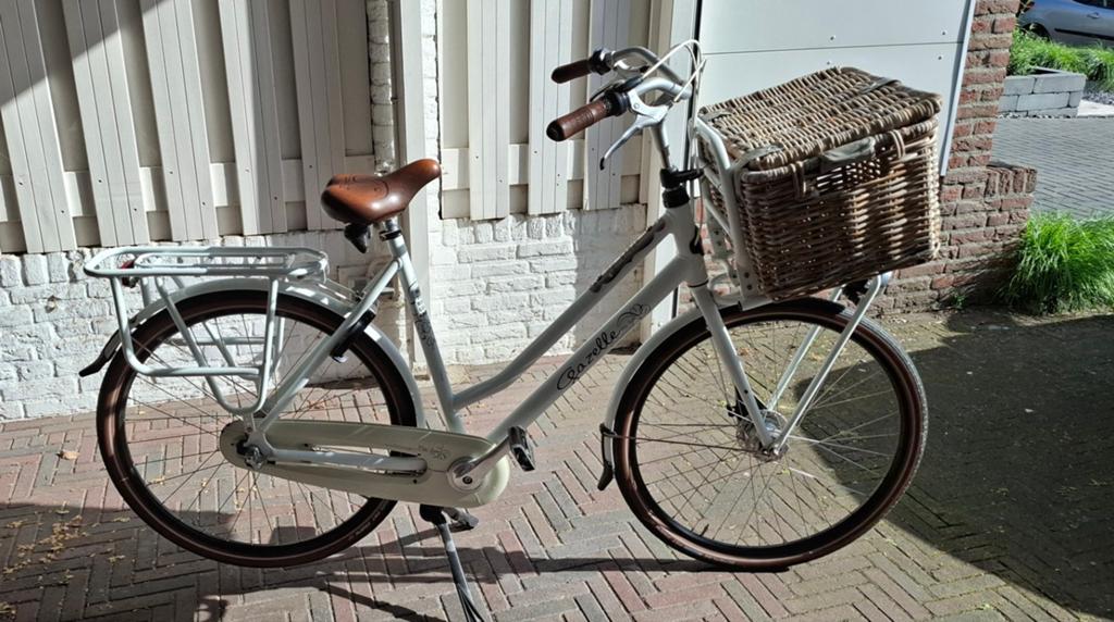Gazelle Miss Grace damesfiets met mand - Zo goed als nieuw, Ophalen, Gebruikt, Versnellingen, 56 cm of meer