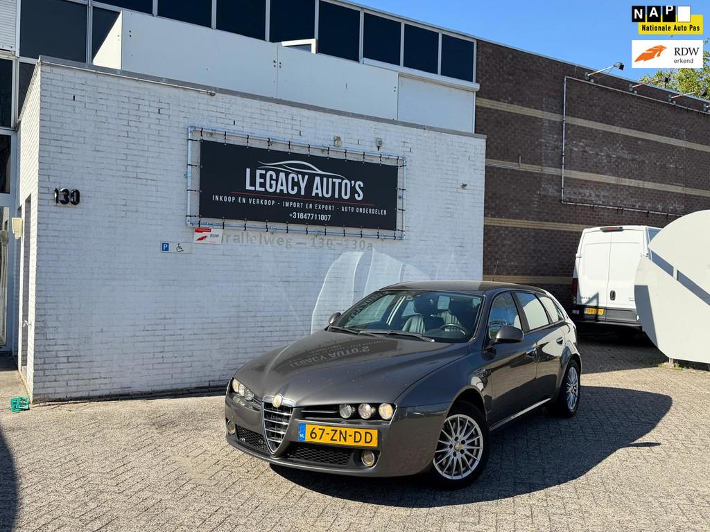 Alfa Romeo 159 Sportwagon 1.8 MPI Distinctive - VOL OPTIE -, Auto's, Alfa Romeo, Gebruikt, Zwart, 4 cilinders, Traction-control