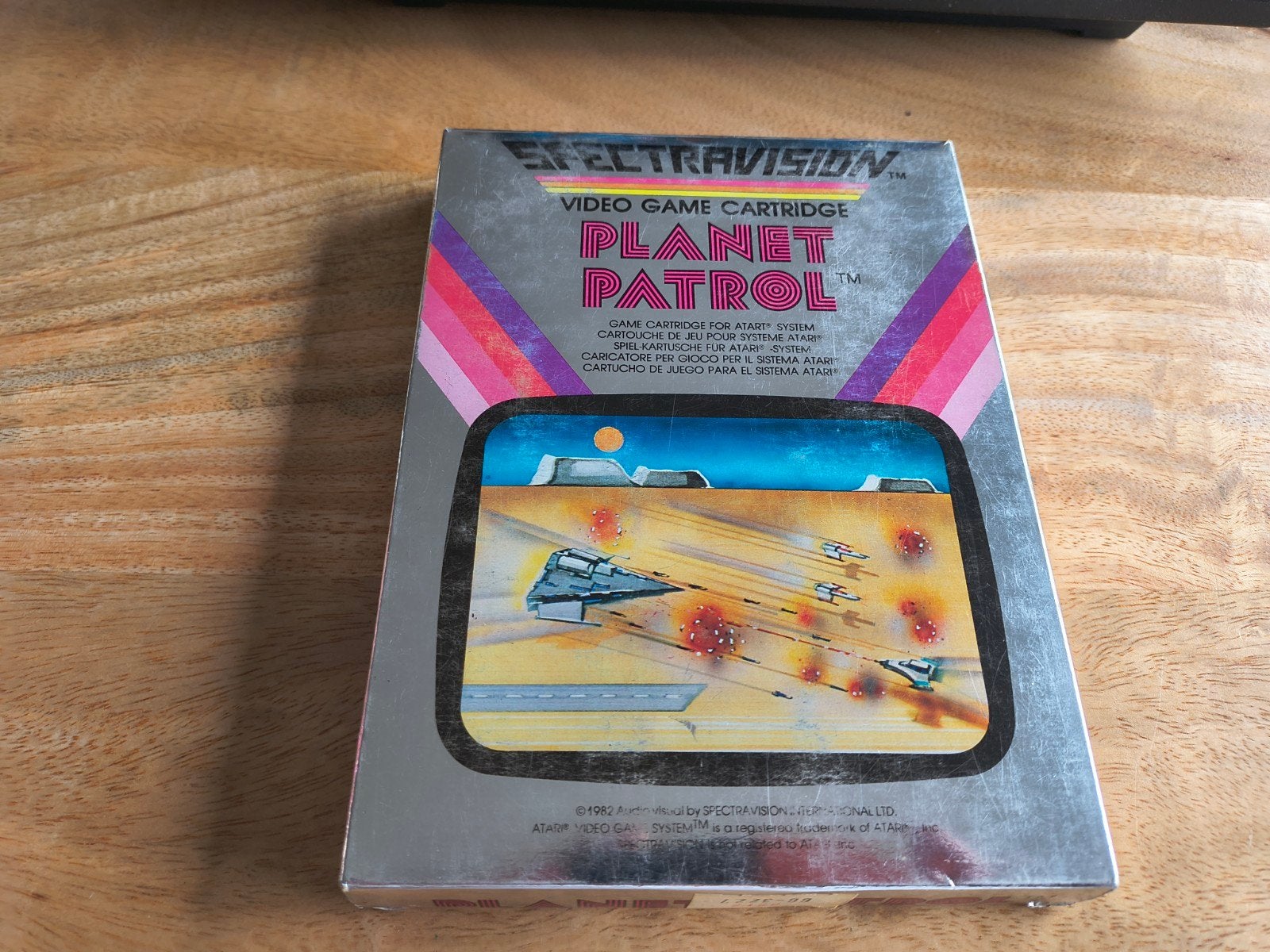 Planet Patrol voor de Atari 2600, Spelcomputers en Games, Gebruikt, 1 speler, Racen en Vliegen, Ophalen of Verzenden