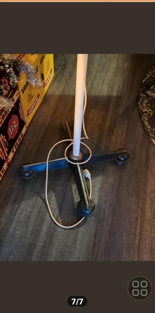 Unieke staande lamp van vintage haardroger - E14 fitting, Ophalen