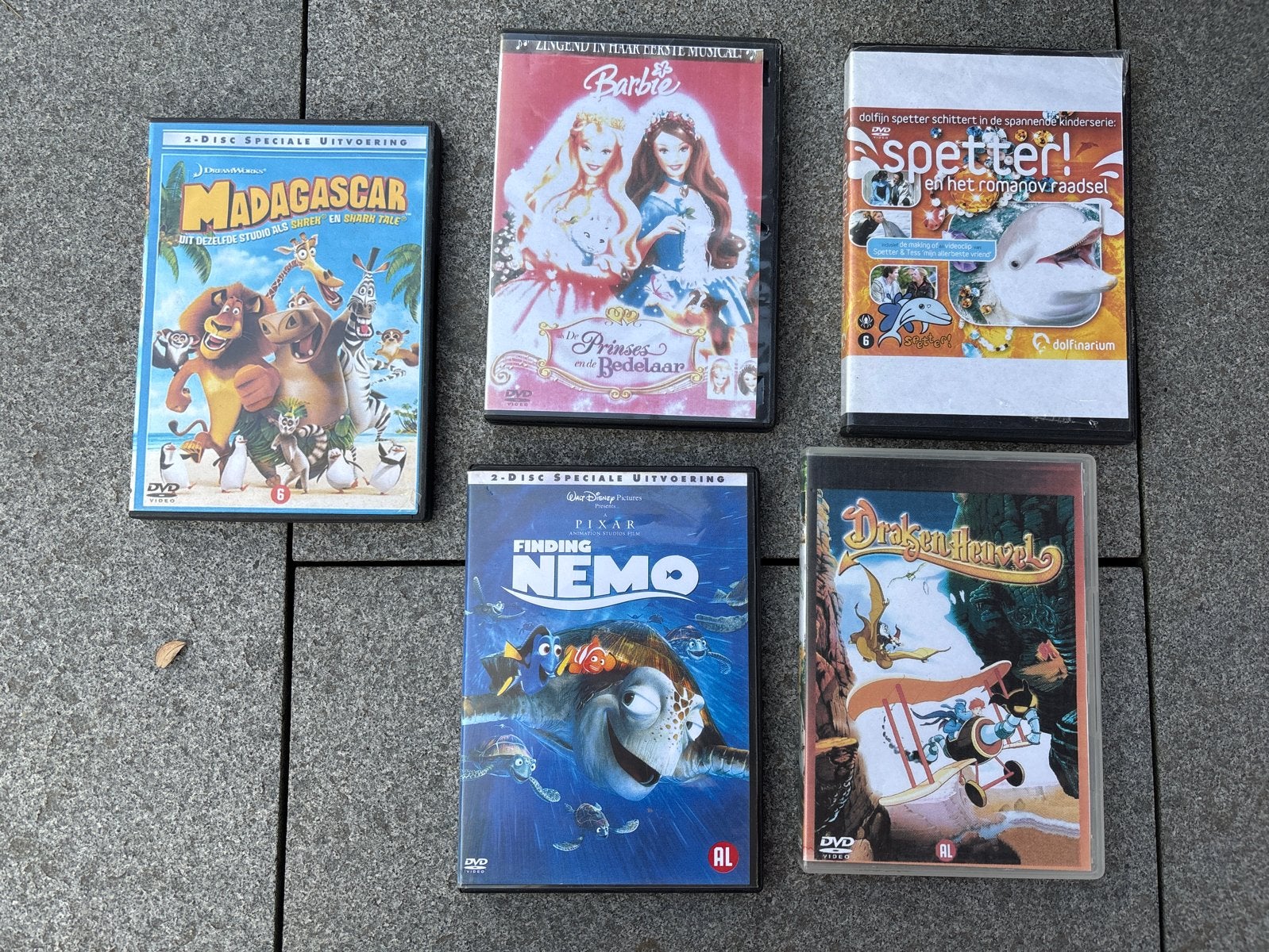 Kinder DVD's - Diverse titels, goede staat, Avontuur, Gebruikt, Alle leeftijden, Ophalen of Verzenden