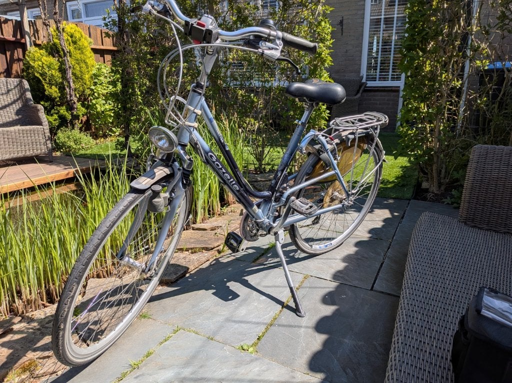 Gazelle Damesfiets - Comfortabel en compleet, Ophalen, Gebruikt, Velgrem, 47 tot 50 cm