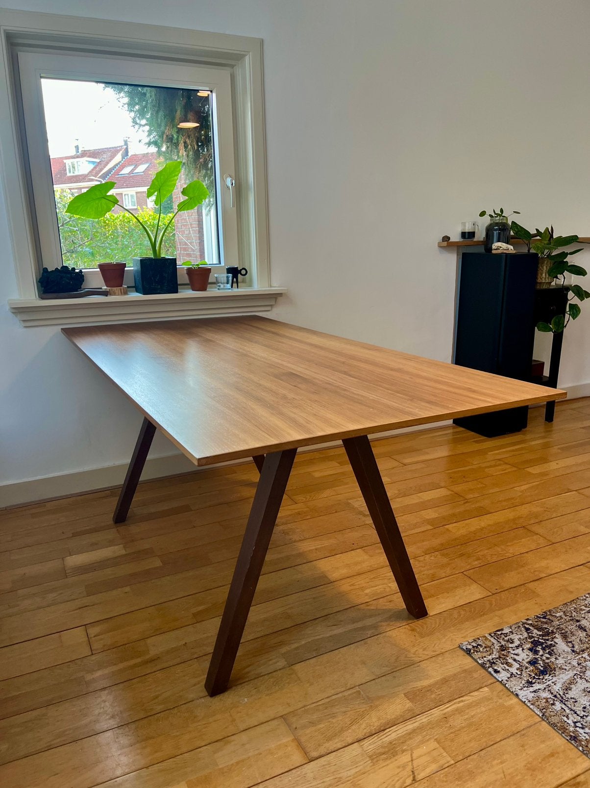 Stockholm Design Eettafel Walnoot, Ophalen, Gebruikt, 200 cm of meer, Scandinavisch