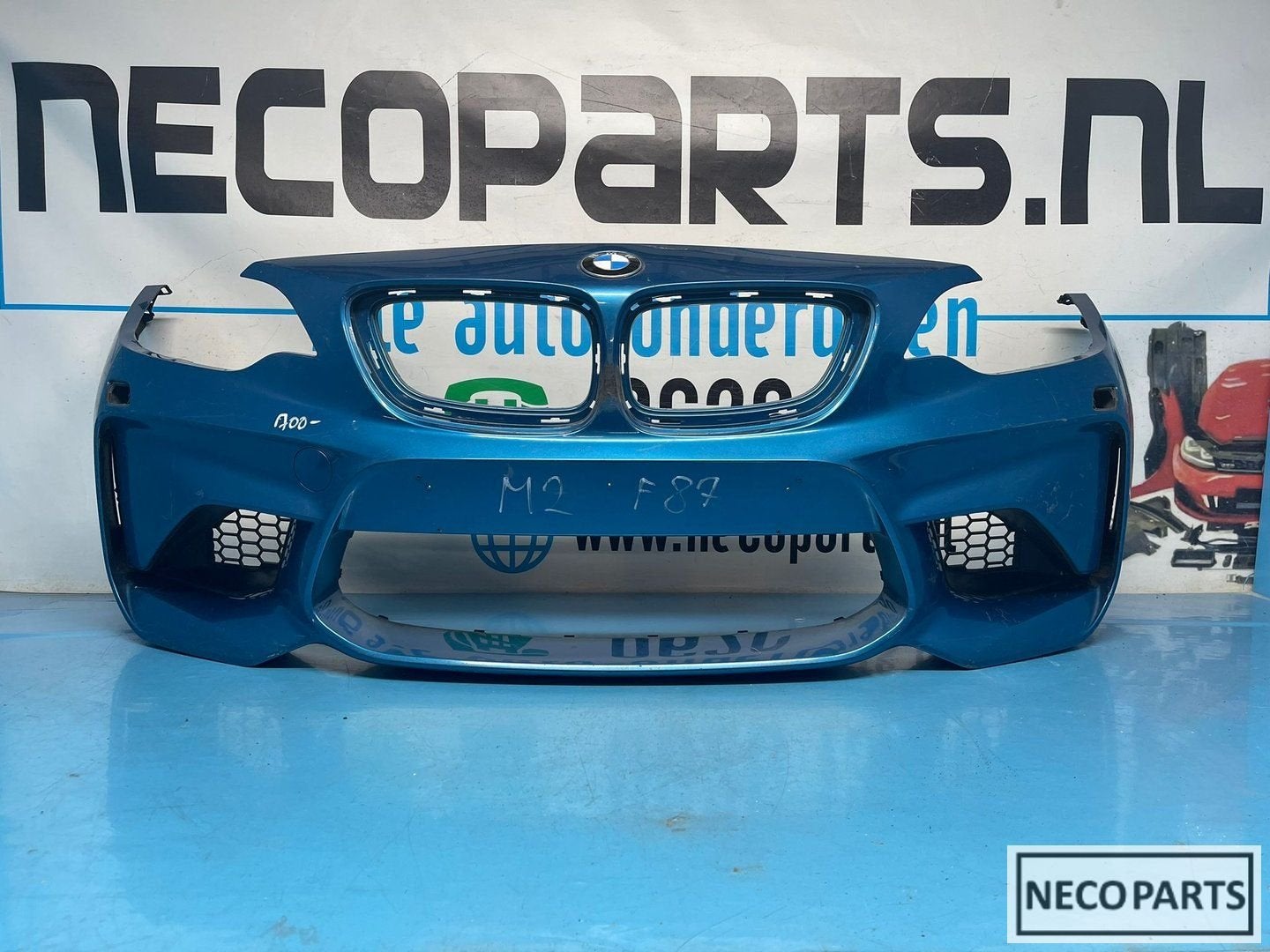 BMW M2 F87 BUMPER VOORBUMPER ORIGINEEL ALLES LEVERBAAR !!!, Gebruikt, -, -, Ophalen of Verzenden