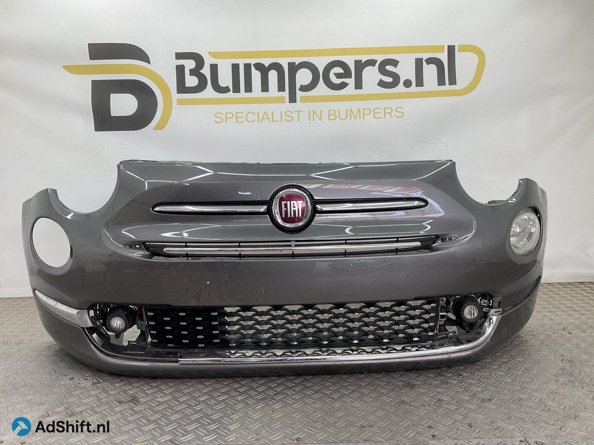Bumper Fiat 500 Lounge Facelift 2016-2023 735619491 Voorbump, Bumper
