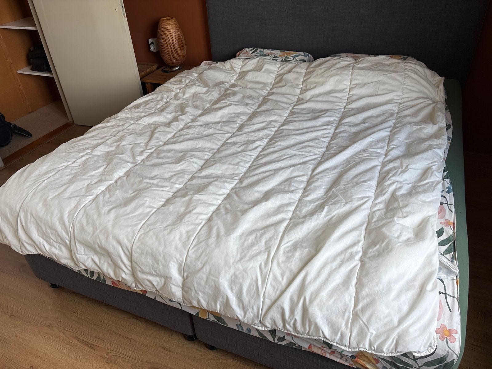 Ikea Mysa Strå dekbed 200x200, Huis en Inrichting, Ophalen, Gebruikt, Wit, Tweepersoons