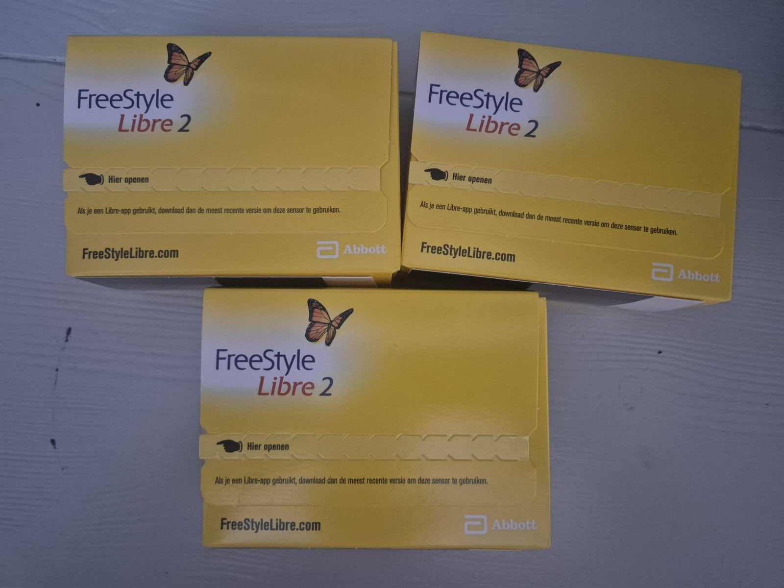 3 freestyle libre 2 sensoren
vaste prijs 35 euro per stuk
da, Diversen, Ophalen of Verzenden, Nieuw