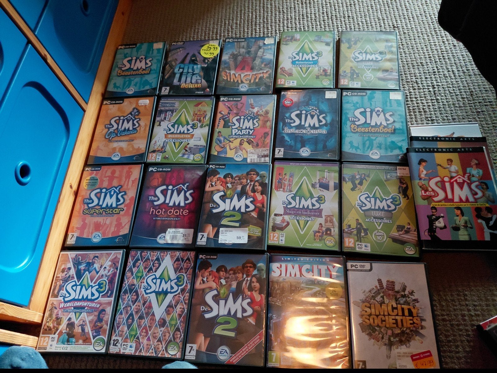 Grote collectie De Sims en SimCity games voor PC, Spelcomputers en Games, Games | Pc, Gebruikt, 1 speler, Ophalen of Verzenden