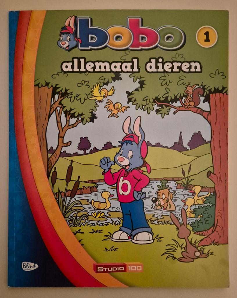 Bobo - Allemaal dieren - Studio100 - meeleesboek - kleuters, Ophalen of Verzenden, Zo goed als nieuw