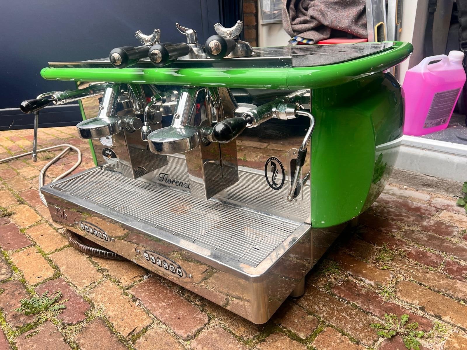 Fiorenzato Lido 2G ELE Professionele Espressomachine, Gebruikt, Espresso apparaat, 10 kopjes of meer, Gemalen koffie