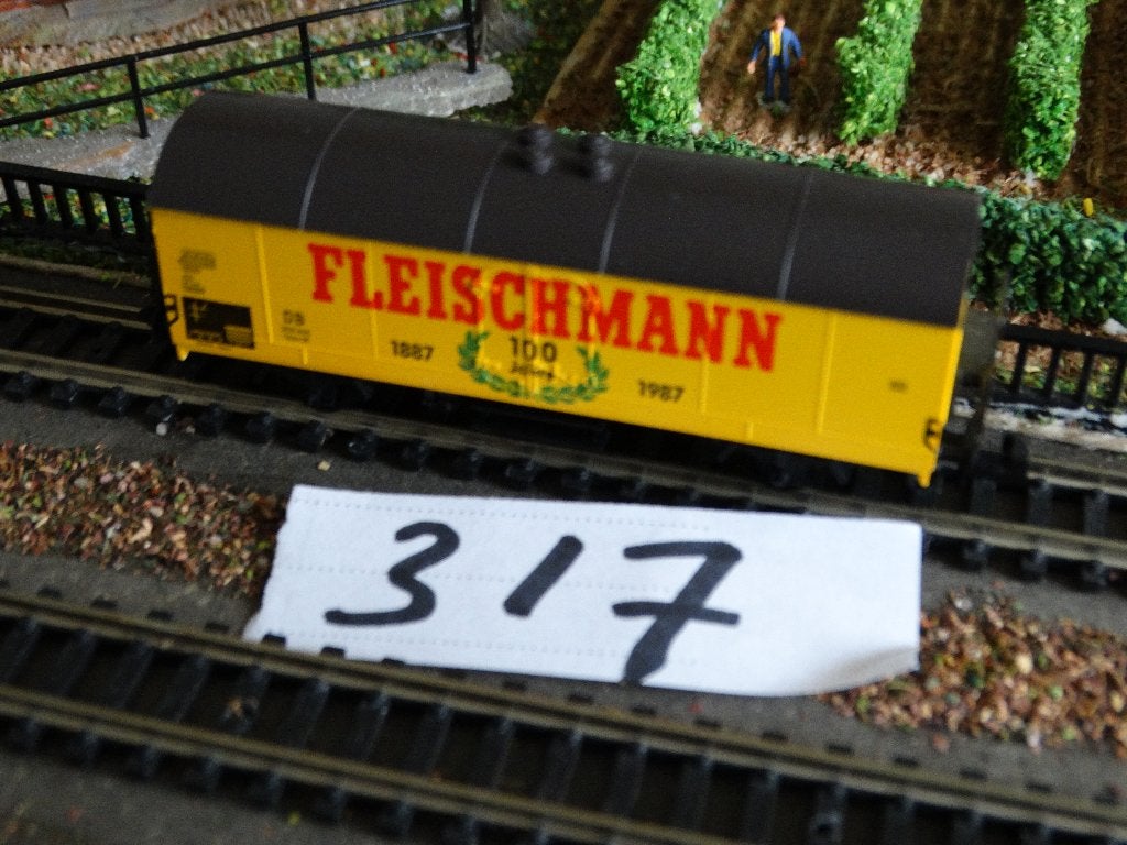 N-Spoor: FLM, adv 317 en 318: 2 x ZGAN: Fleischmann wagons., Wagon, Ophalen of Verzenden, Zo goed als nieuw, Fleischmann