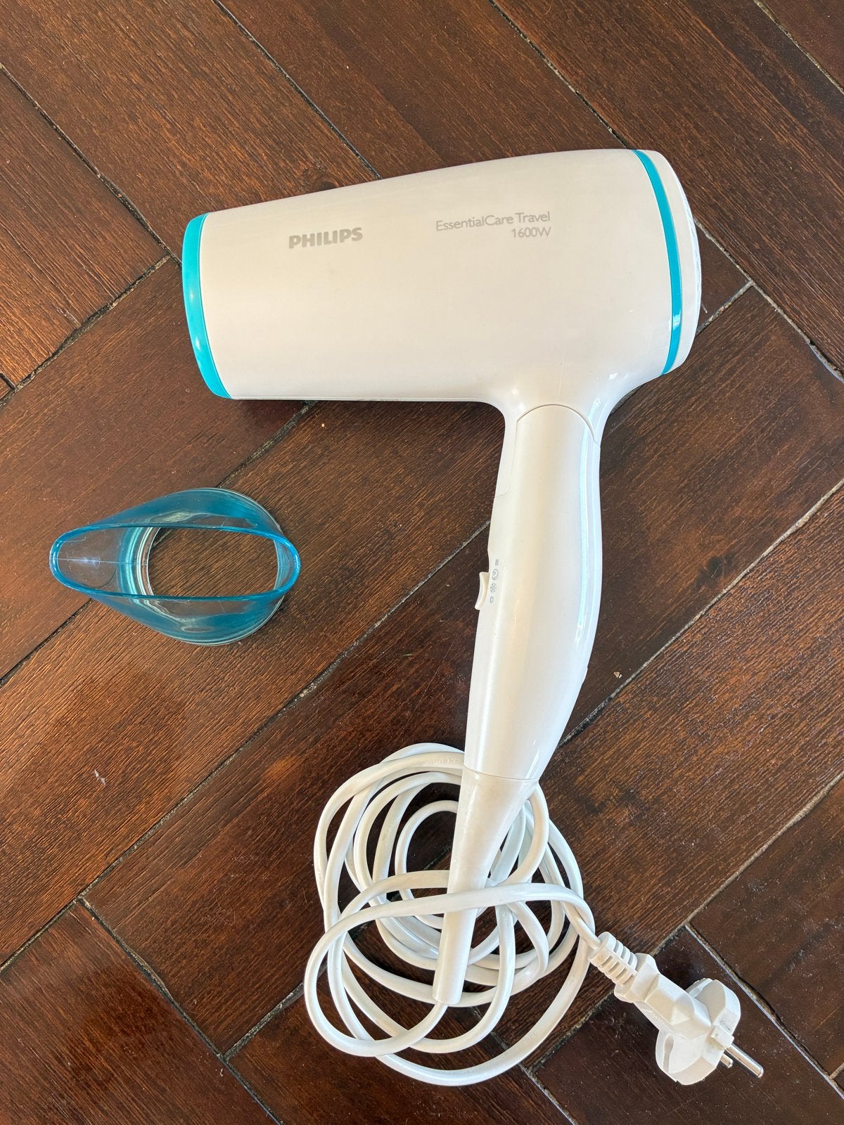 Philips EssentialCare Travel Föhn 1600W, Ophalen, Zo goed als nieuw, Haarverzorging