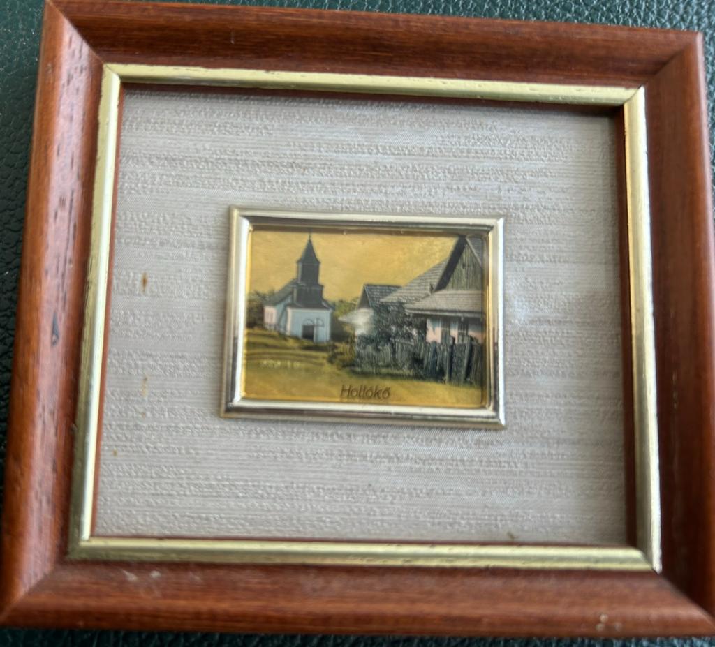 VINTAGE OUDE ANTIEKE zertifikat kunst auf 23KT GOLD FOLIE, Ophalen of Verzenden